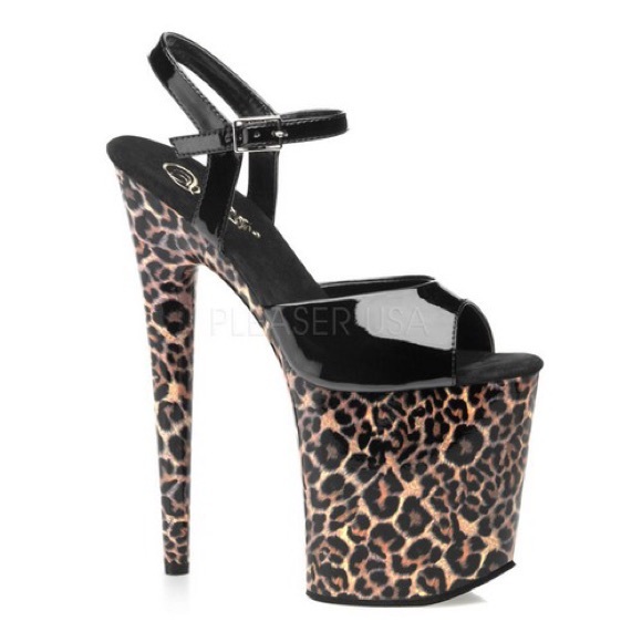 Pleaser Motif-809LP 8" Dancer Platform Stilettos