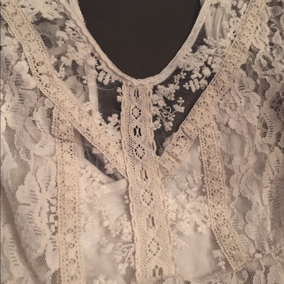 Kimchi Blue Urban Outfitters white lace dress NWOT - Picture 3 of 4
