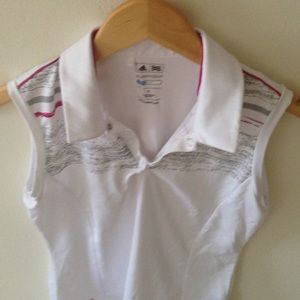 Adidas gold promotion sleeveless top