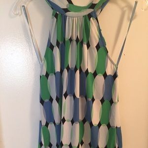 High-neck Halter Top