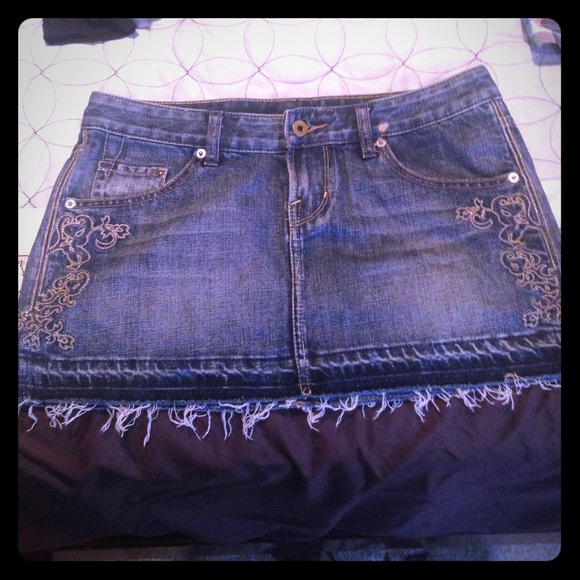 Denim skirt