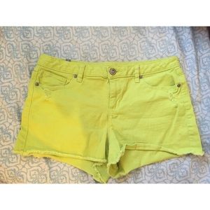 Green Lauren Conrad jean shorts!