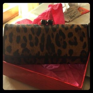 ❌SOLD❌Leopard print wallet