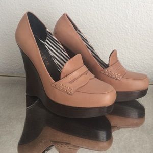 LAMB platform loafers