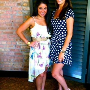 High low floral dress