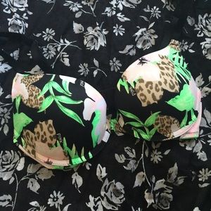 Tropical Print Bra
