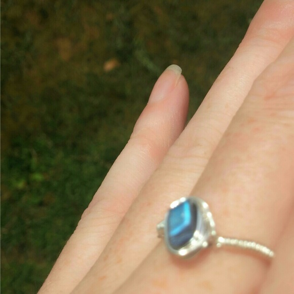 SOLD Handmade Labradorite wire ring💎 - Picture 2 of 3