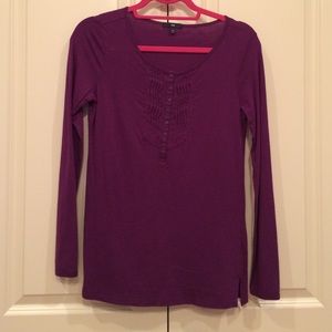 Purple Long Sleeve Tank