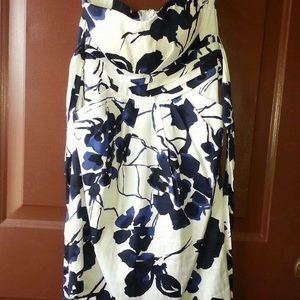 Strapless a line dress