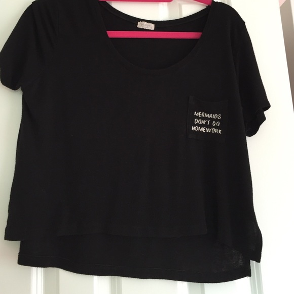 mermaids don't do homework tee