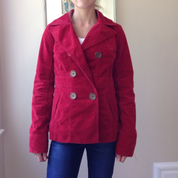 Cherry red jacket
