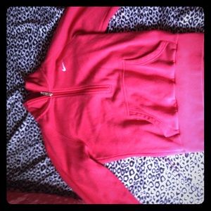 Nice hot pink Nike sweater!