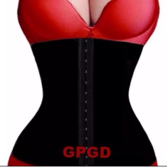 Black two buckle waist trainer