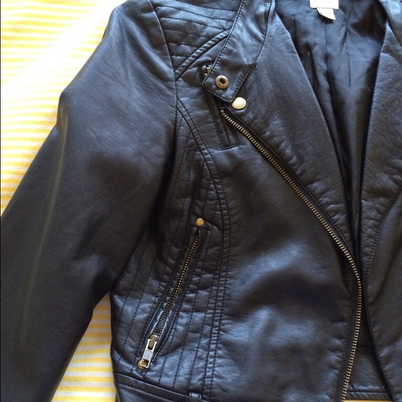 LC Lauren Conrad faux leather jacket