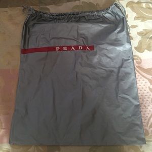 Authentic Prada draw string bag