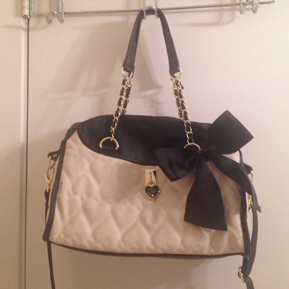Betsey Johnson Handbags - Betsey Johnson Black & beige