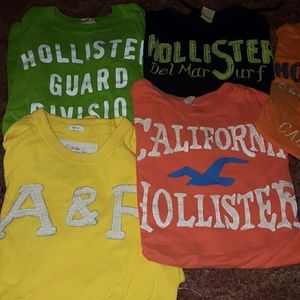 Hollister/A&F tees