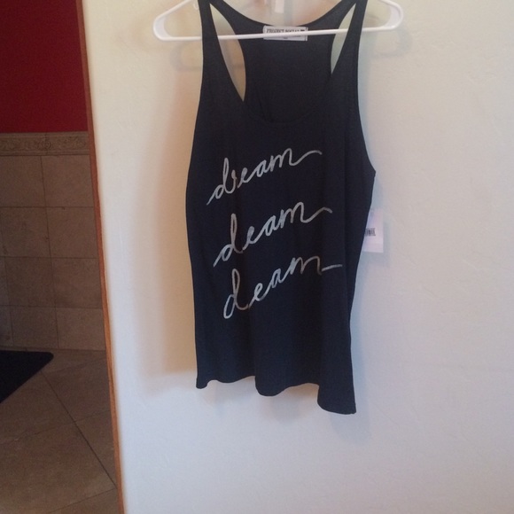 Black tank top