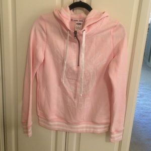 NEW LIGHT PINK HOODED JACKET FROM VICTORIA SECRET