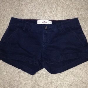 navy blue Hollister shorts