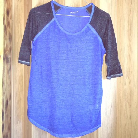 Blue & Grey Jersey type Top