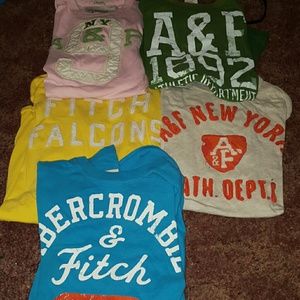 Mens medium a&f shirts
