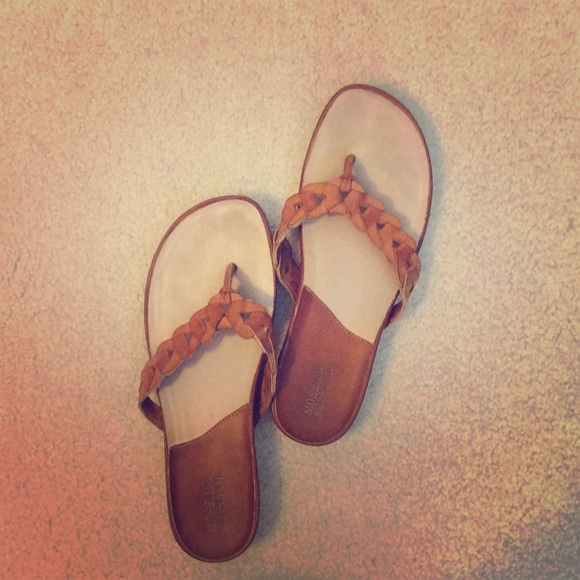 Tan Braid Sandals