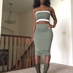 Top and skirt set $65 . Size small