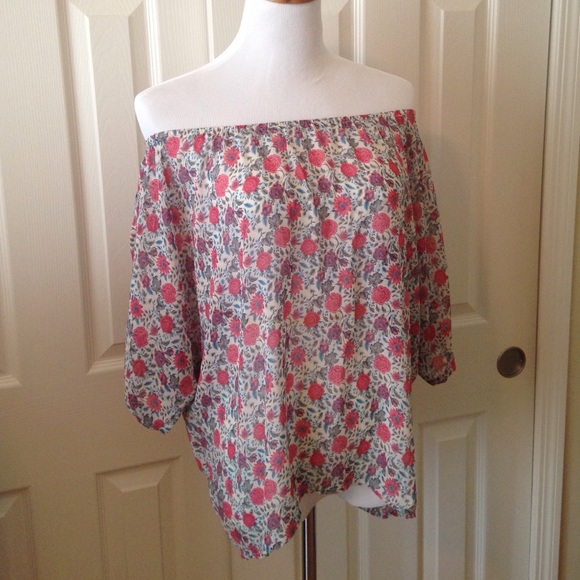 Sheer Floral Top