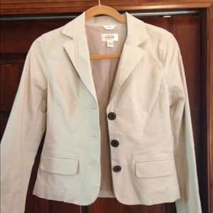 Talbots cotton blazer