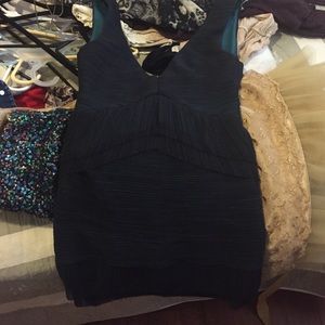 DARK GREEN DRESS