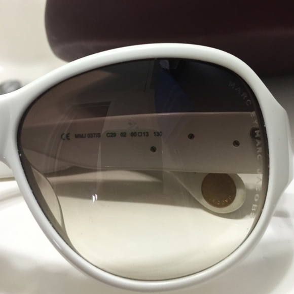Marc by Marc Jacobs white sunglasses main image 4