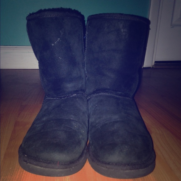 Classic short black uggs👞👢