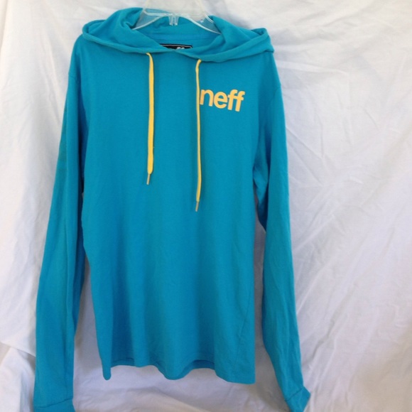 Bright blue hoodie (male)