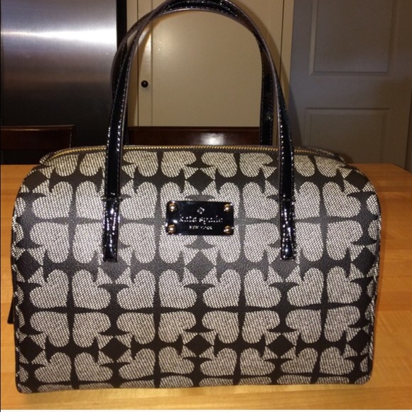 Authentic Kate Spade "Ace Of Spades" black handbag