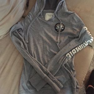 A&F tight fitting hoodie