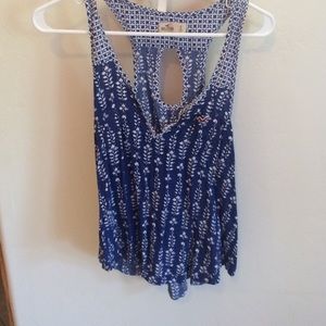 Hollister blue tank top!