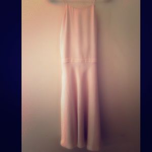 J CREW SILKY HALTER SUMMER TEA LENGTH DRESS