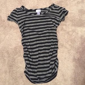 Stripe maternity top