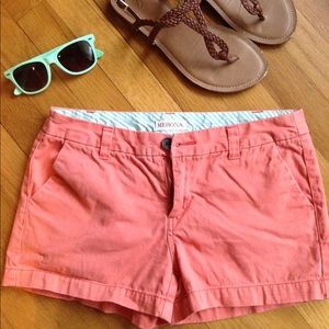 merona coral summer shorts