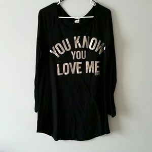 PINK women's sleep shirt - Medium