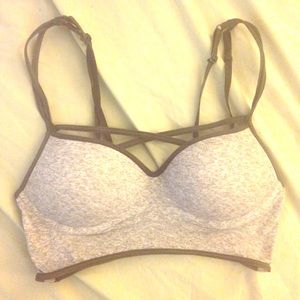 PRICE REDUCED VS Grey Caged Bralette Sz XS USED