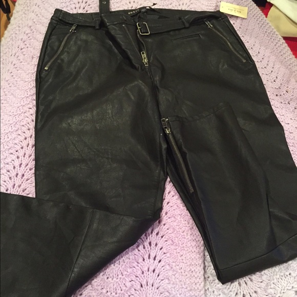 Guess leather pants