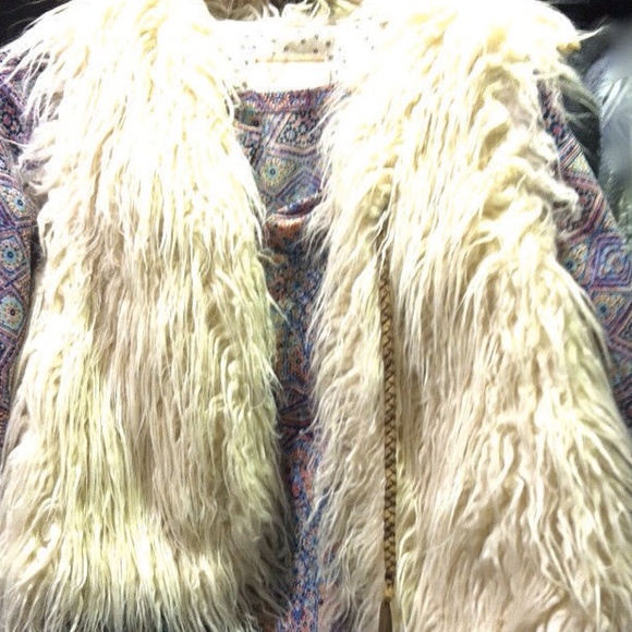 Anthropologie FIRST FROST VEST - Ivory - L - NEW - Picture 4 of 4