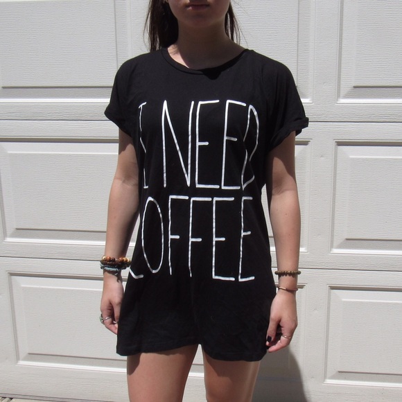 I Need Coffee dress