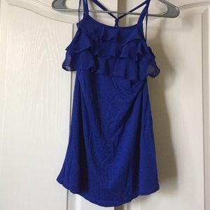 Cobalt blue tank top