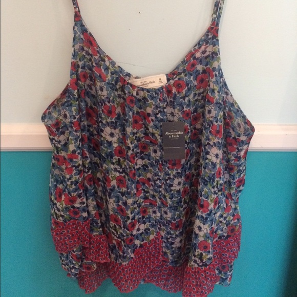 Floral Print Chiffon Tank