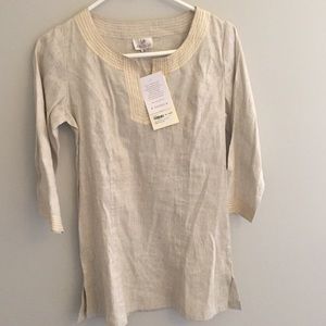 New! ANOKHI tunic. Flax linen.