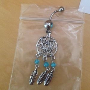 Dream Catcher Belly Button Ring