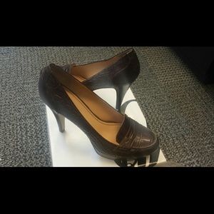 Nine West Brown Mary Jane Pump